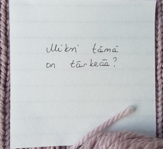 Paperilappu, jossa lukee Miksi tämä on tärkeää?